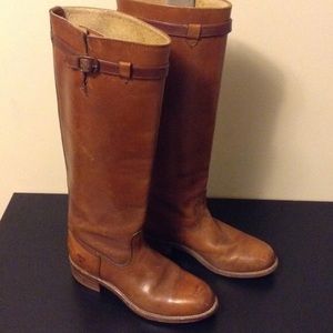 Frye tall leather boots